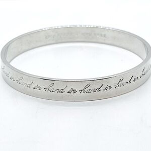 Kate Spade Silver Bangle Bracelet There’s Strength In Numbers